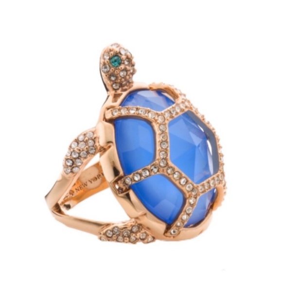 Kate Spade "Paradise Found" Turtle Ring New - Picture 1 of 9